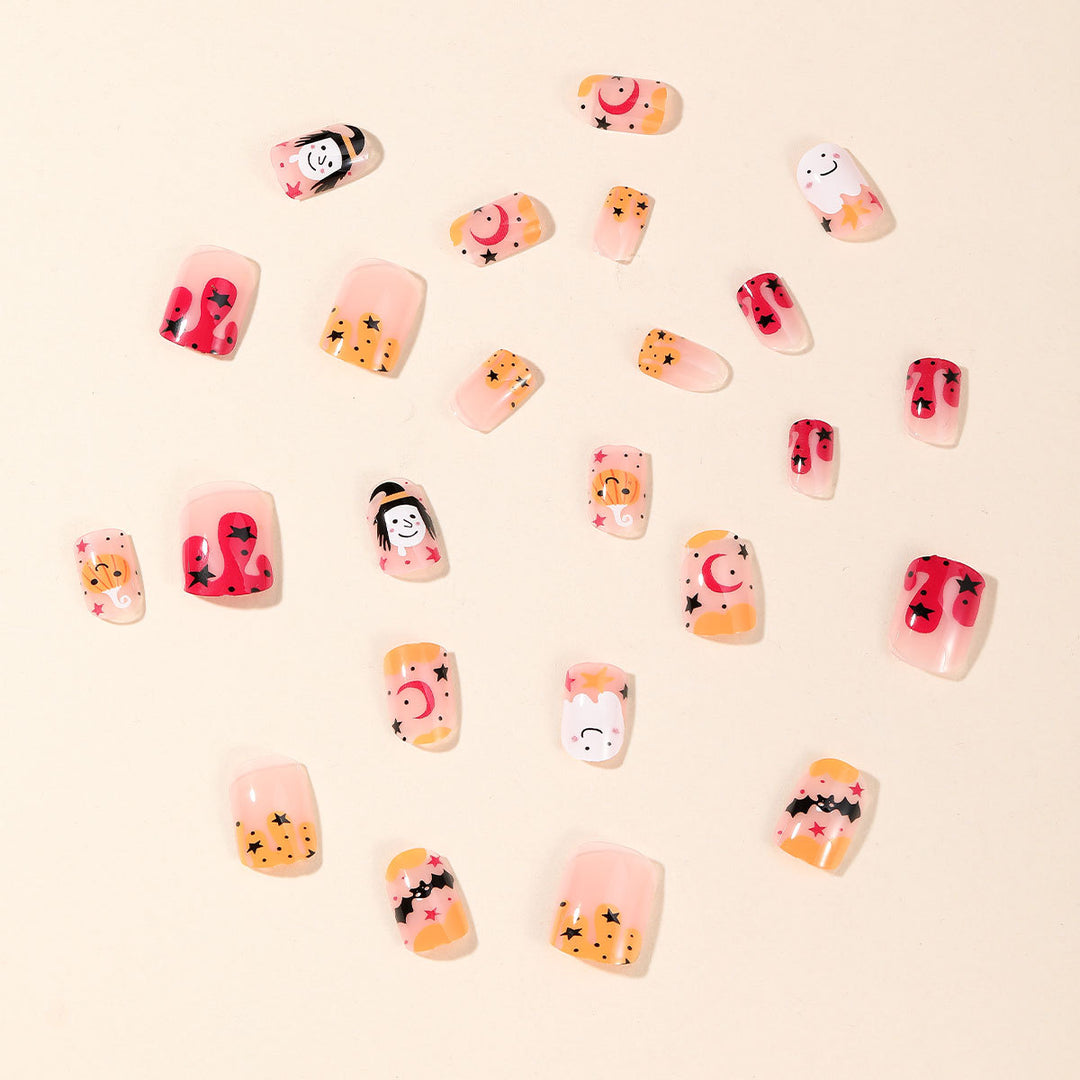 Halloween-Themed Whimsical Nail Art Set Kalsten