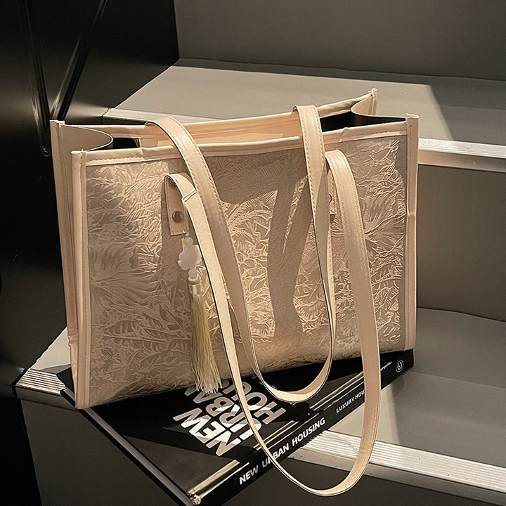 Elegant Textured Tote Bag