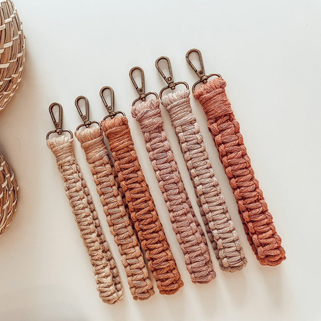 Macrame Keychain Holder with Clip Kalsten 1788942676