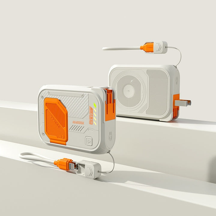 Multifunctional power bank with integrated charging cable and outstanding fast charging function Kalsten