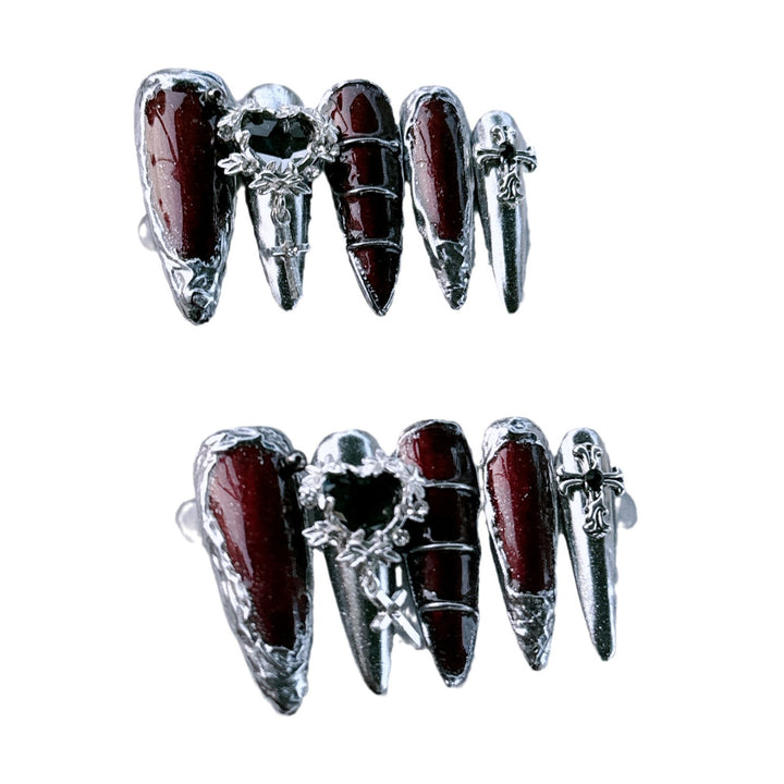 Gothic Glam Nail Art Extensions