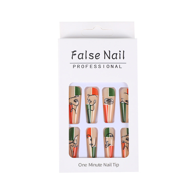 Creative line design artificial nails Kalsten