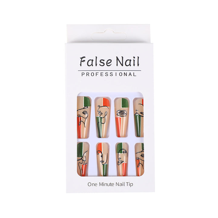 Creative line design artificial nails Kalsten