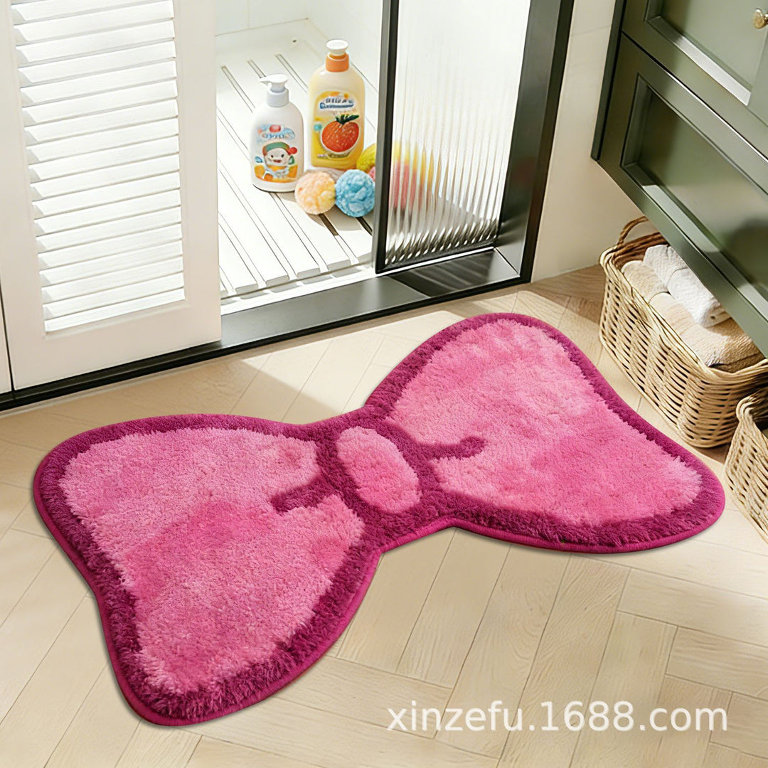 Stylish Bow-Shaped Bathroom Mat Kalsten