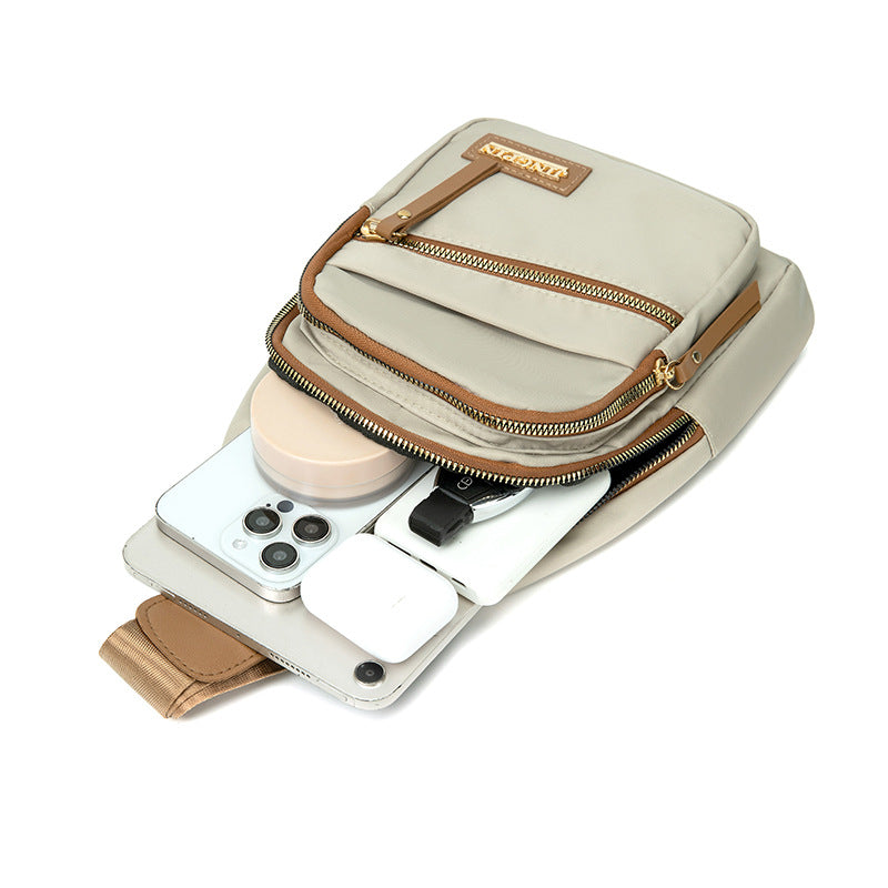 Stylish Sling Backpack with Multiple Compartments