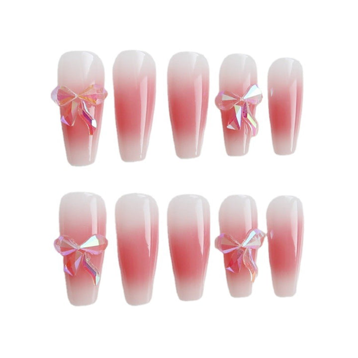 Elegant Ombre Press-On Nail Design