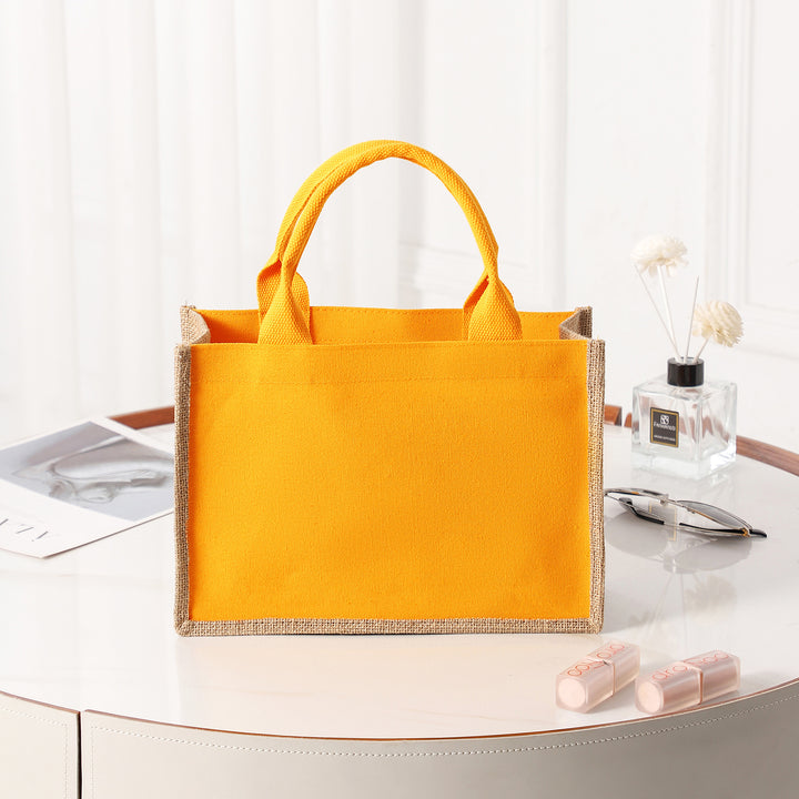 Spacious jute bag with reinforced handles Kalsten