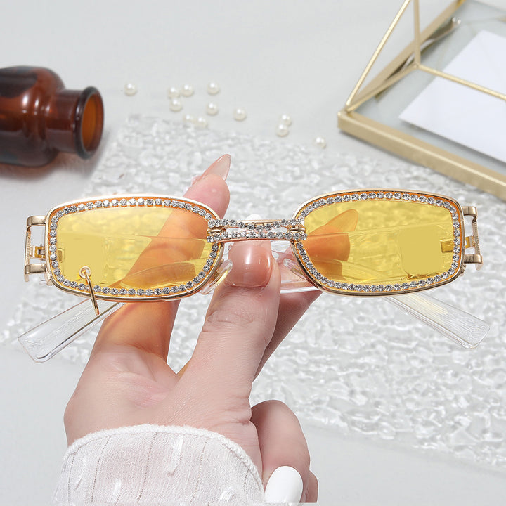 Women's stylish sunglasses with sparkling crystal frame Kalsten
