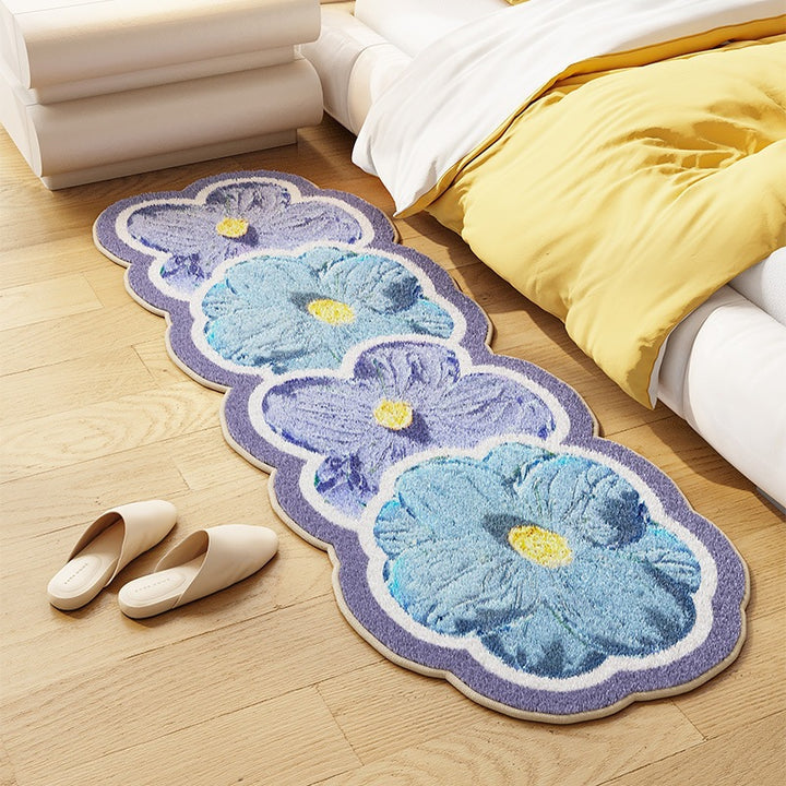 Floral Design Kitchen Runner Mat