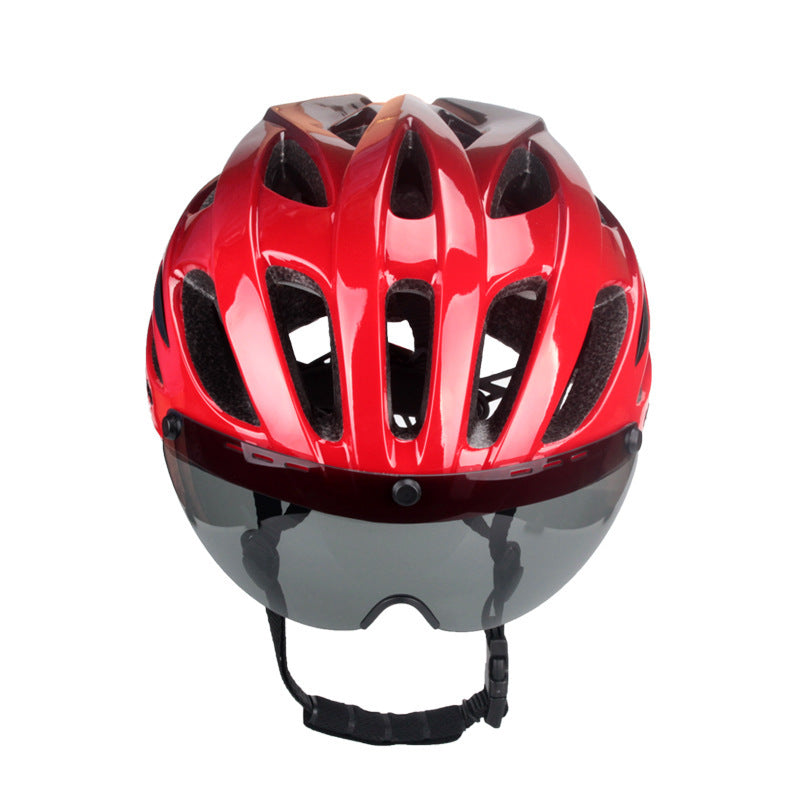 Aerodynamic Cycling Helmet with Integrated Visor Kalsten