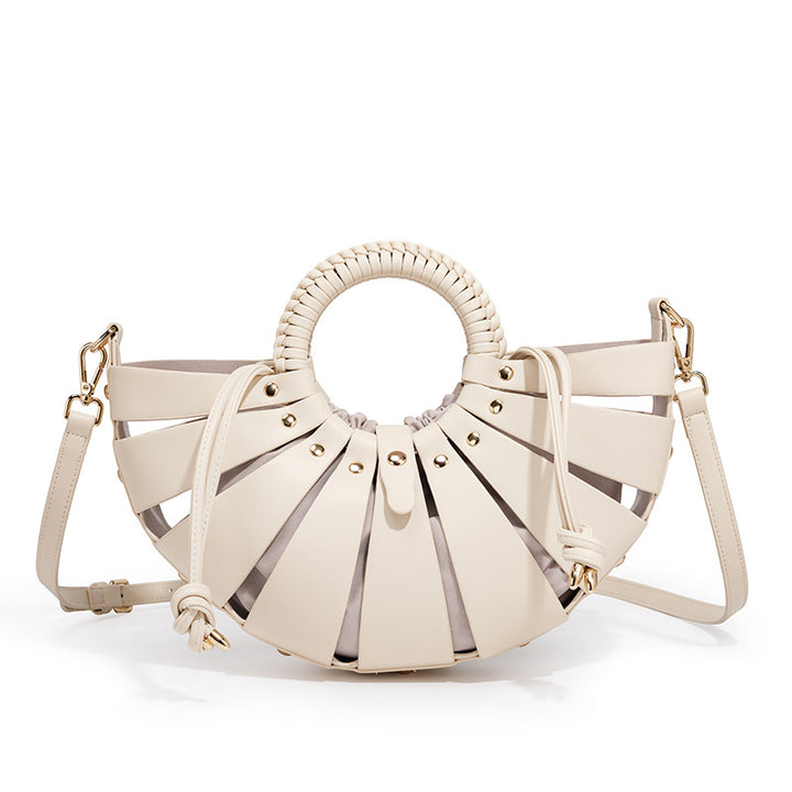 Elegant Fan-Shaped Handbag Kalsten