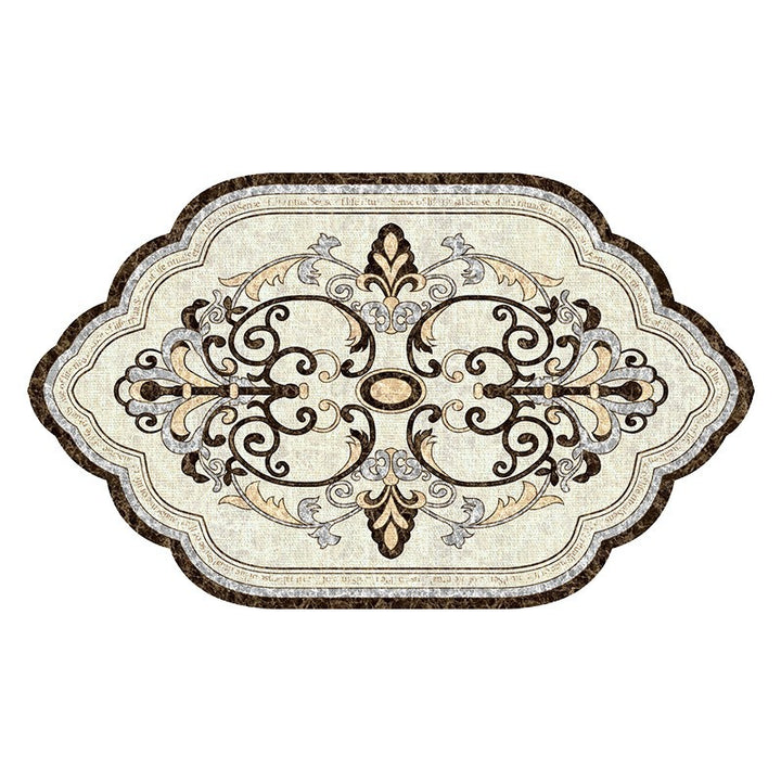 Vintage Floral Bath Mat Kalsten