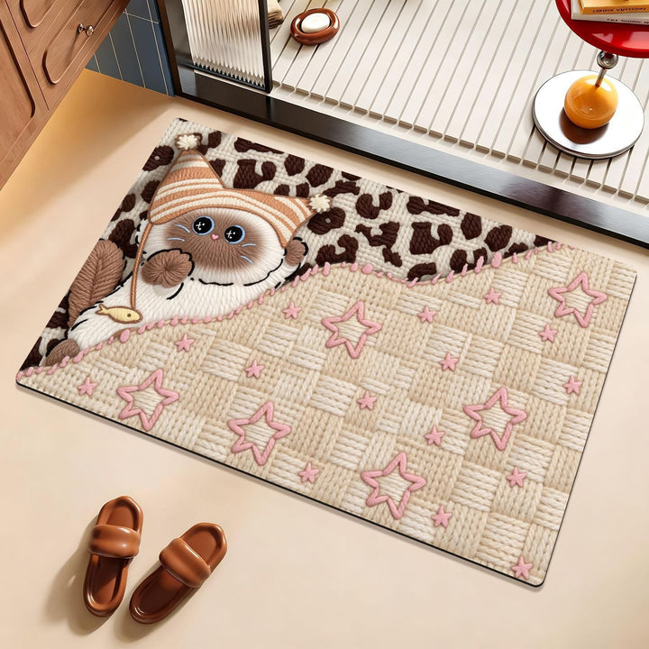 Decorative Dog Themed Area Mat for Home