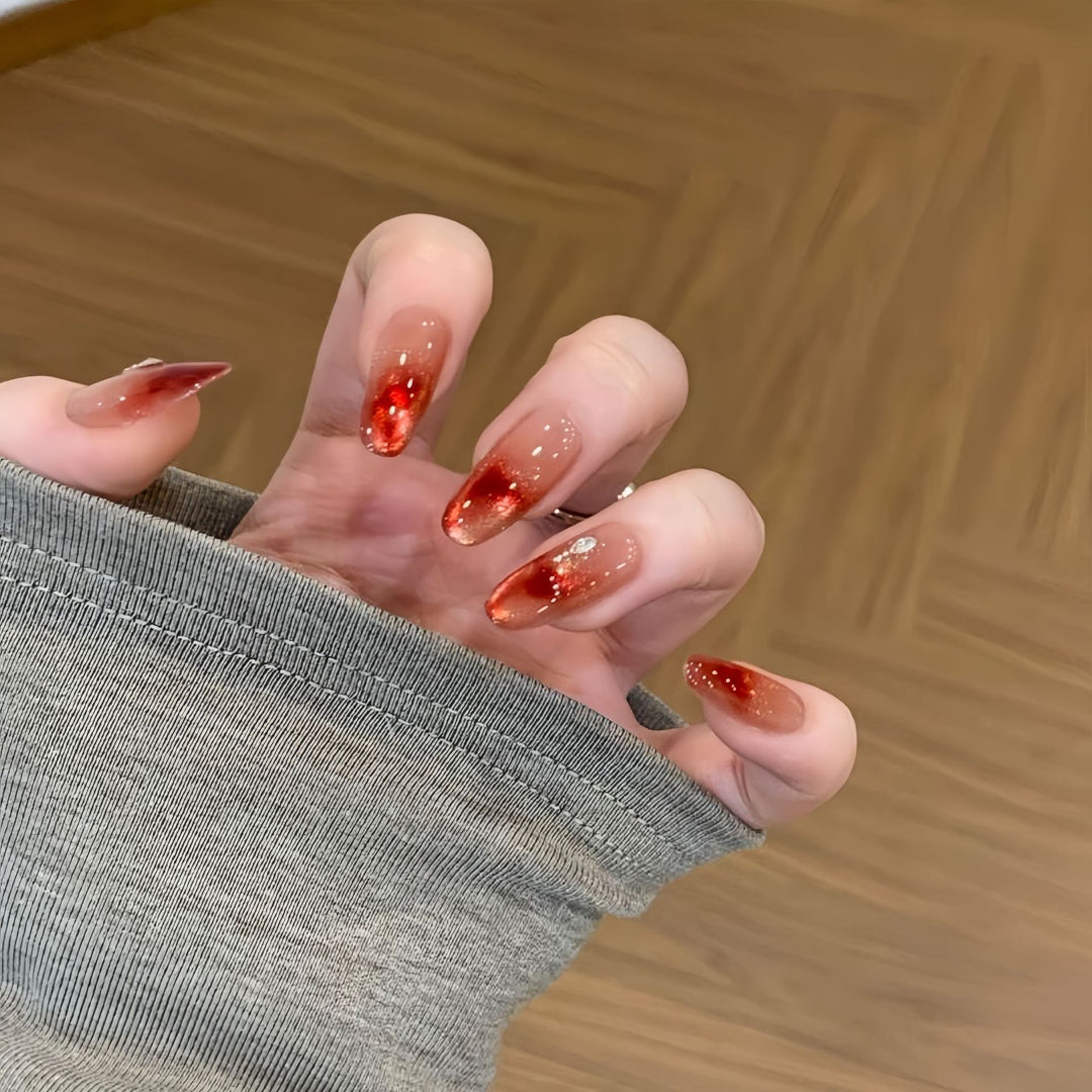 High-quality artificial nails with ombre effect Kalsten