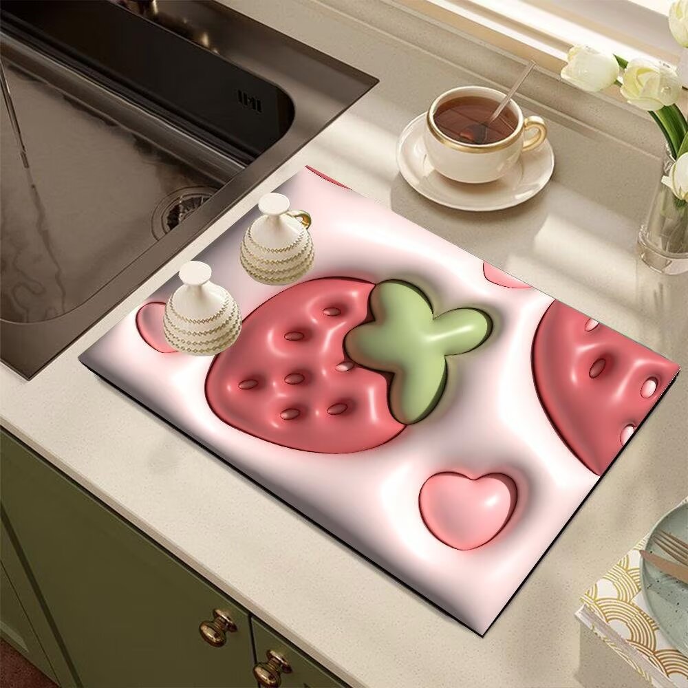 Cute Cartoon Dog-Themed Kitchen Mat Kalsten