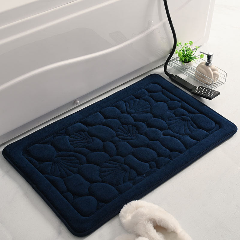 Coastal Pebble Design Bath Mat Kalsten