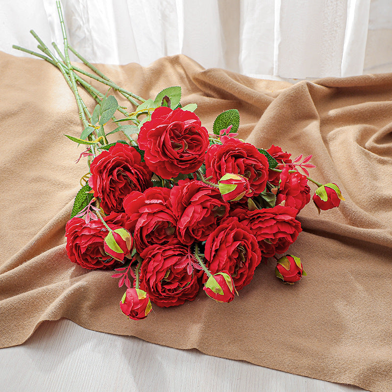 Elegant Artificial Rose Bouquet