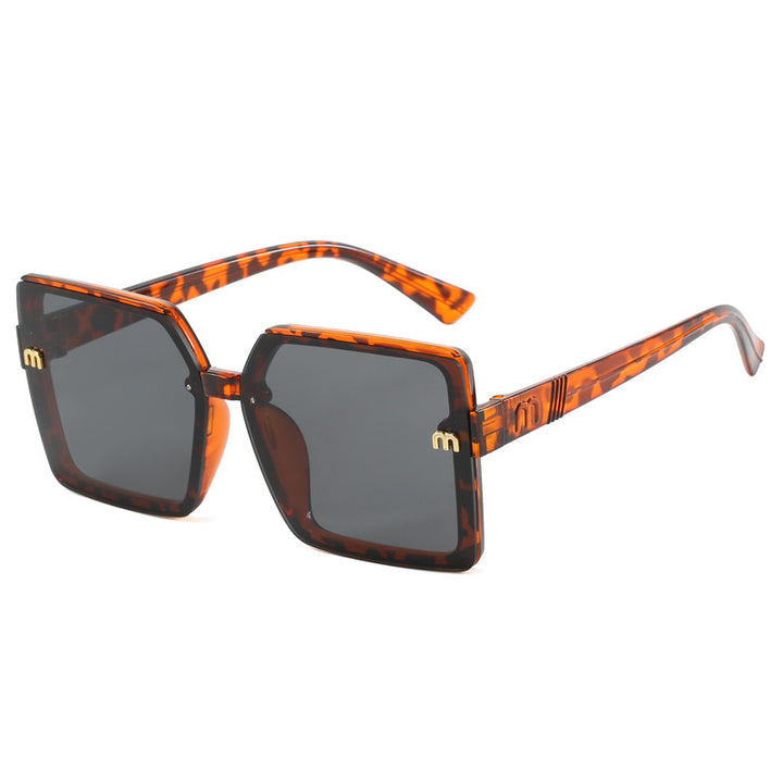 Women's stylish square sunglasses with mirrored gradient Kalsten