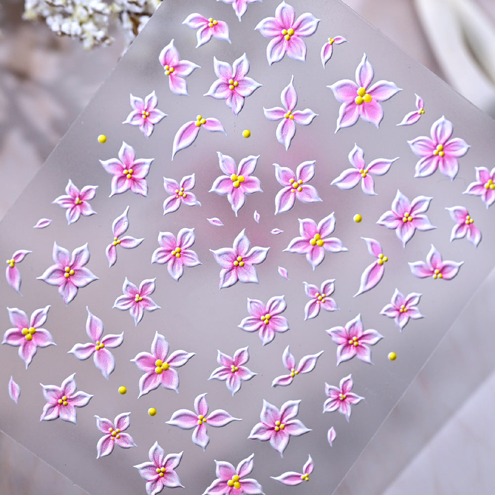 Floral Nail Art Decoration Stickers