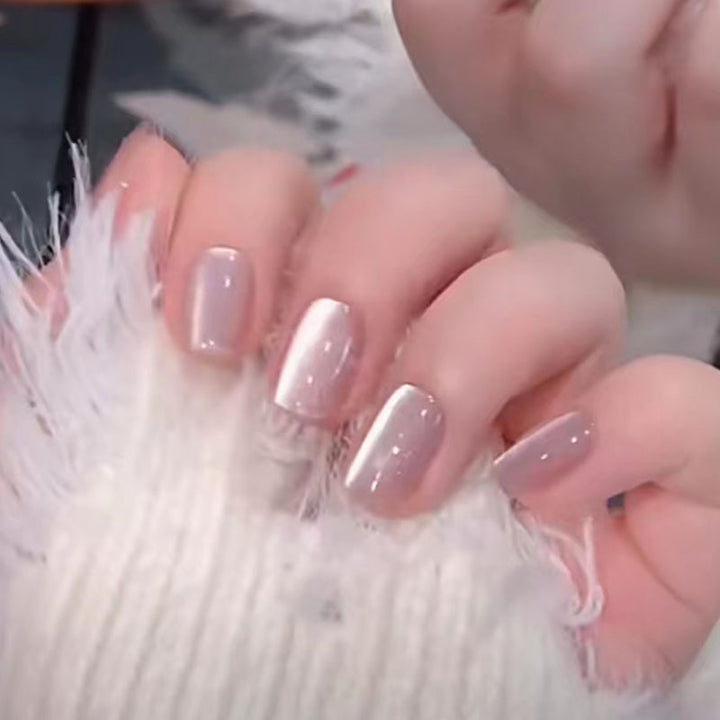 Glossy Press-On Nail Set