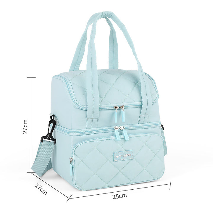Insulated Zip-Top Lunch Tote