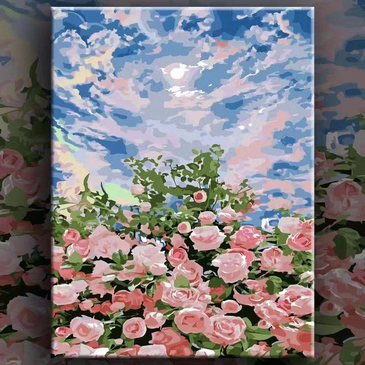Floral Landscape Canvas Art Kalsten