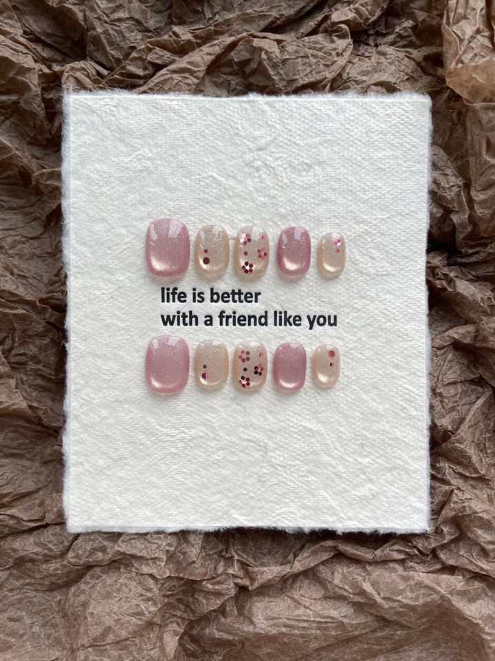 Artistic Press-On Nail Art Set
