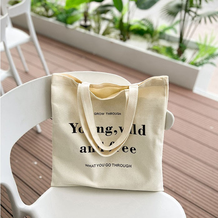 Motivational Canvas Tote Bag Kalsten
