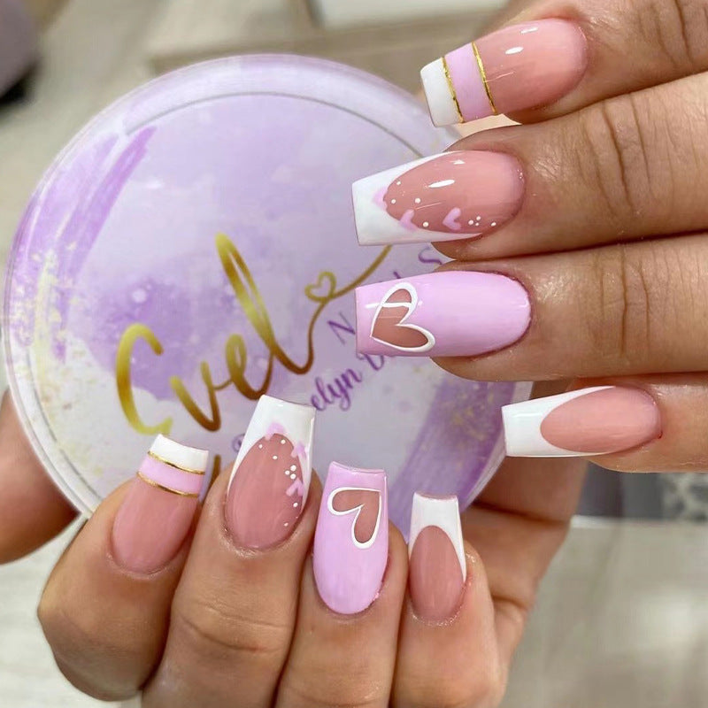 Artful Nail Art with Romantic Design Kalsten