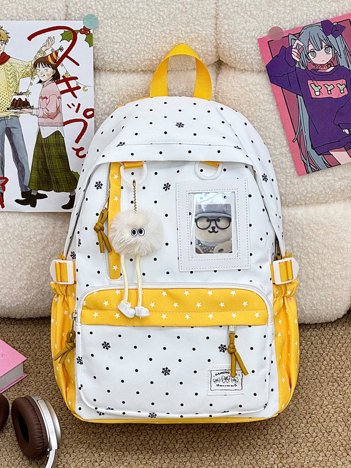 Casual Snowflake Print Backpack Kalsten