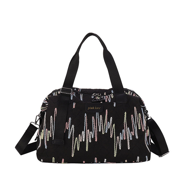 Chic Textured Travel Duffle Bag Kalsten