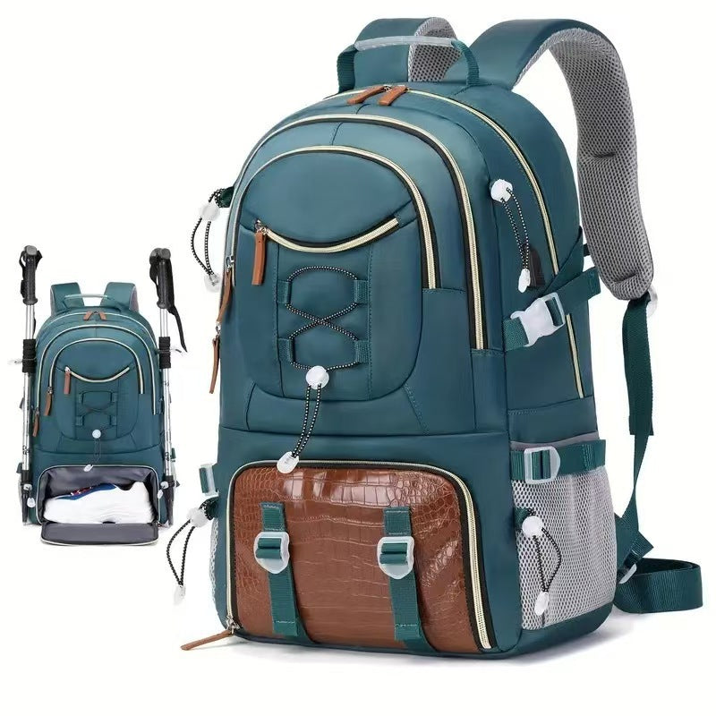 Versatile Travel Rolling Backpack