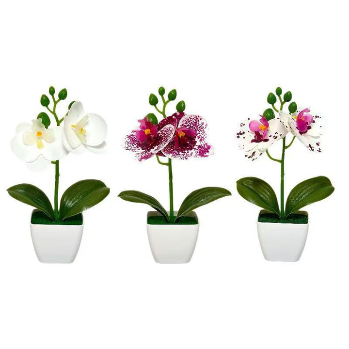 Decorative Artificial Orchid Arrangement for Home Decor Display