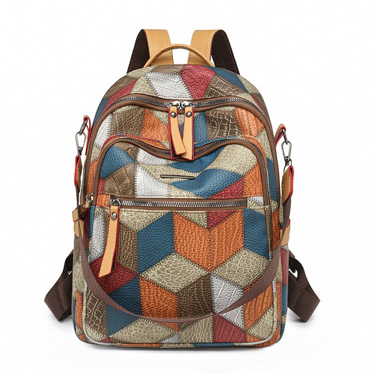 Versatile Multi-Functional Leather Backpack Kalsten