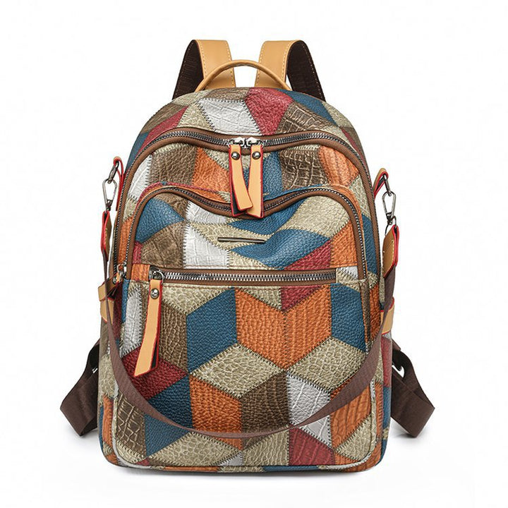 Versatile Multi-Functional Leather Backpack Kalsten