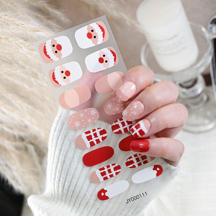 Holiday-Themed Nail Art Stickers