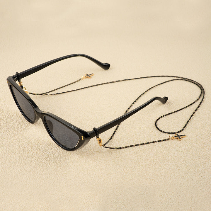 Stylish Beaded Cross Pendant Eyewear Chain Kalsten