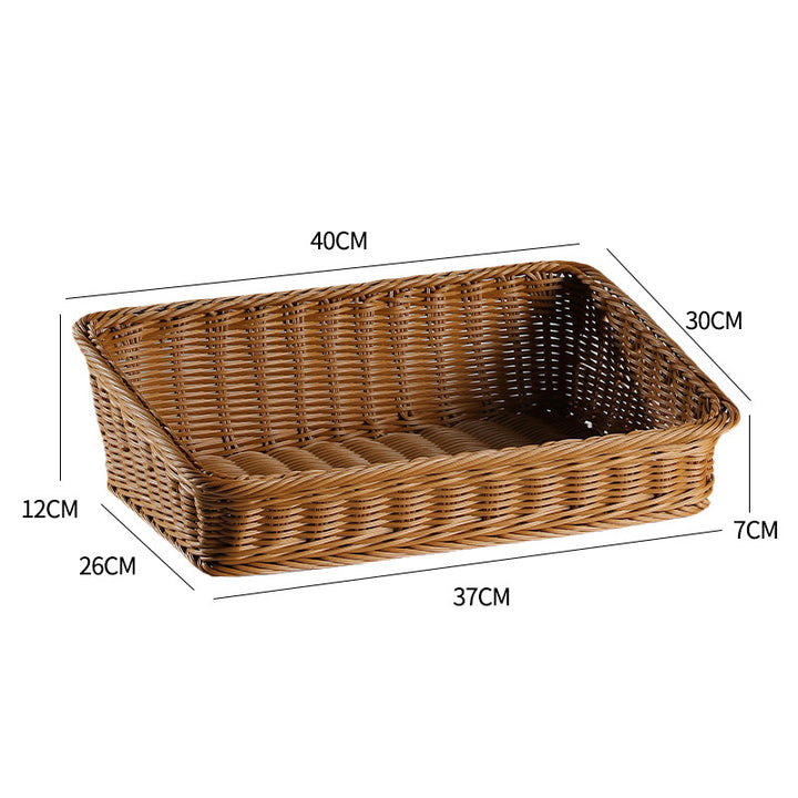 Unisex Portable Storage Box made of Woven Rattan Kalsten