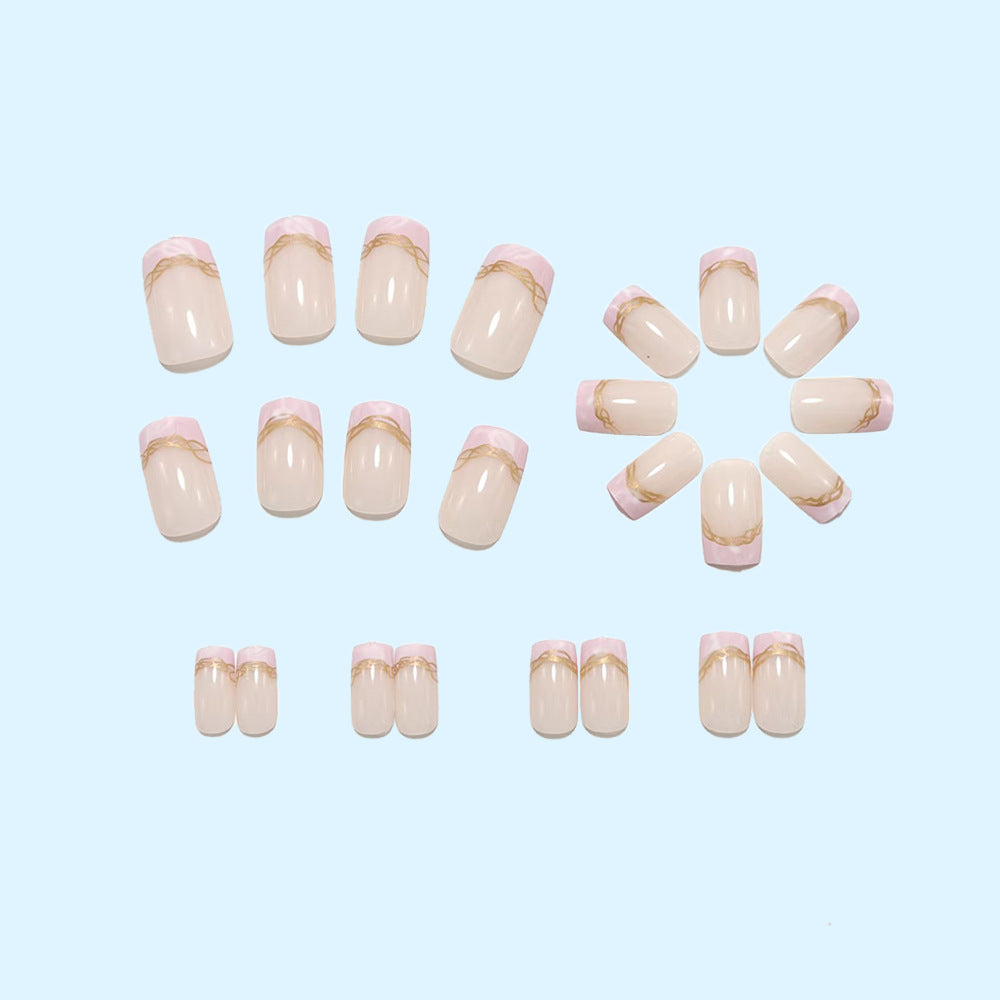 Luxury glamour design artificial nails Kalsten