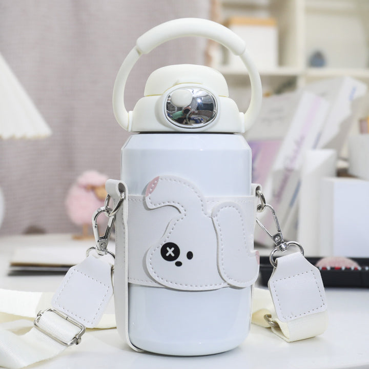 Women's Insulated Drinking Bottle with Practical Carrying System and Cute Design Kalsten