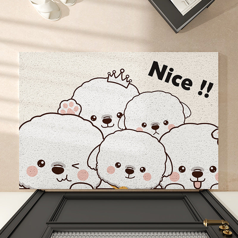 Cartoon-Themed Decorative Door Mat