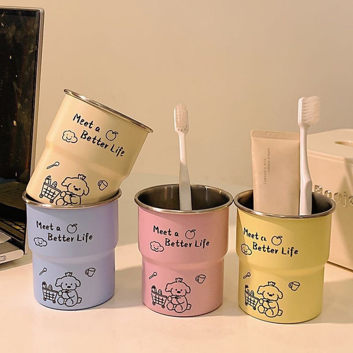 Toothbrush holder with loving animal design Kalsten