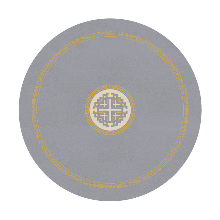 Round Elegant Office Floor Mat Kalsten