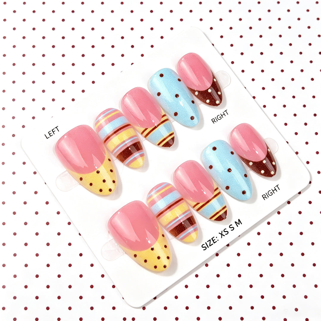 Decorative Pattern Press-On Nails