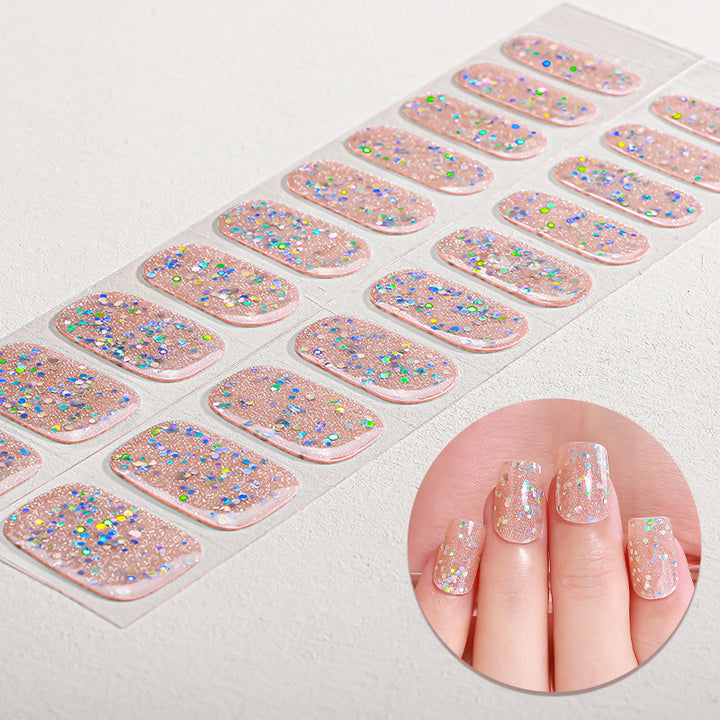 Elegant Glitter Nail Wraps