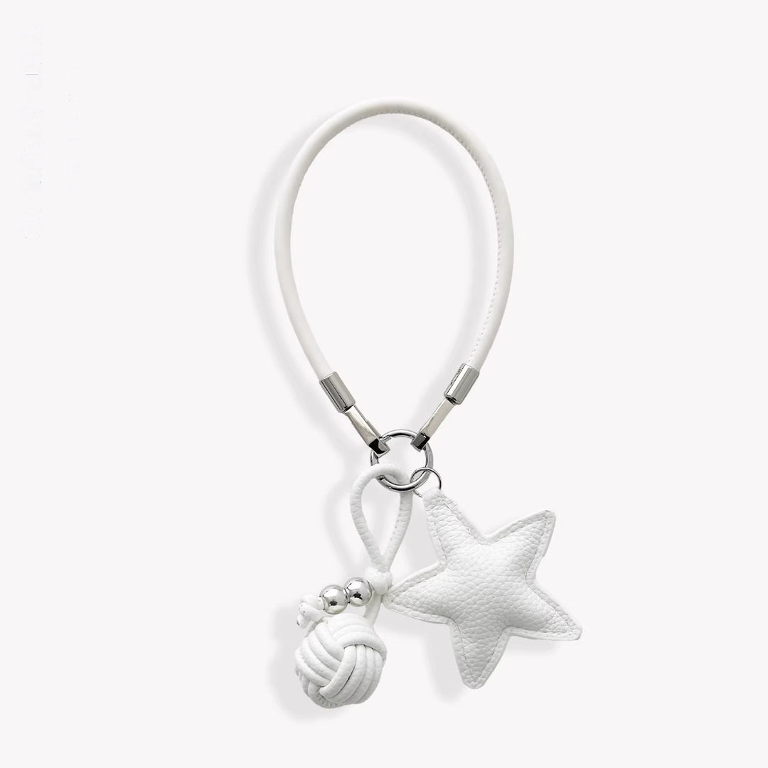 Decorative Leather Star Keychain Kalsten