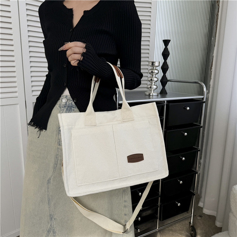 Versatile Corduroy Utility Tote Kalsten