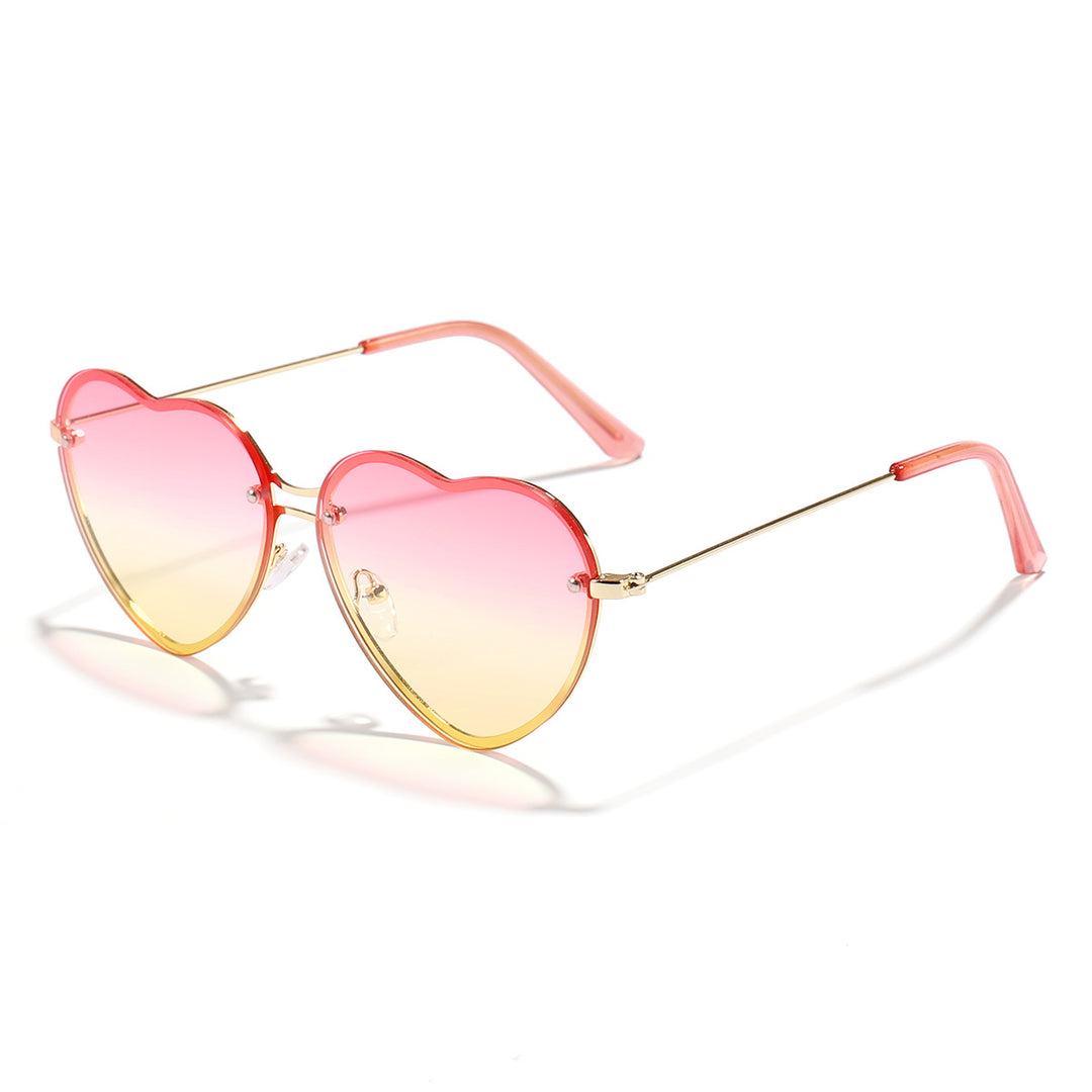 Women Heart-Shaped Sunglasses with Stylish Lenses Kalsten