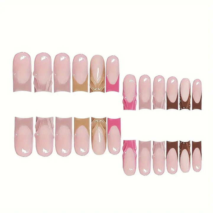 Artistic Ombre Press-On Nail Set Kalsten