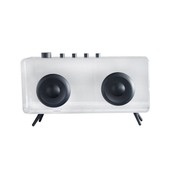 Retro-Inspired Transparent Radio